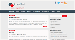 Desktop Screenshot of kzamysleni.cz
