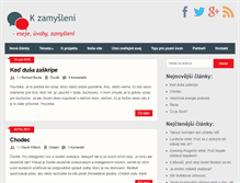 Tablet Screenshot of kzamysleni.cz